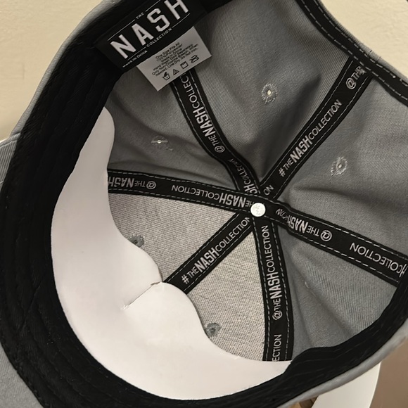 Nashville Snapback hat, light gray by The Nash Collection - Picture 5 of 5